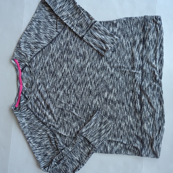 RBX Performance Long Sleeve Top PLUS 1X Black White - Picture 8 of 12